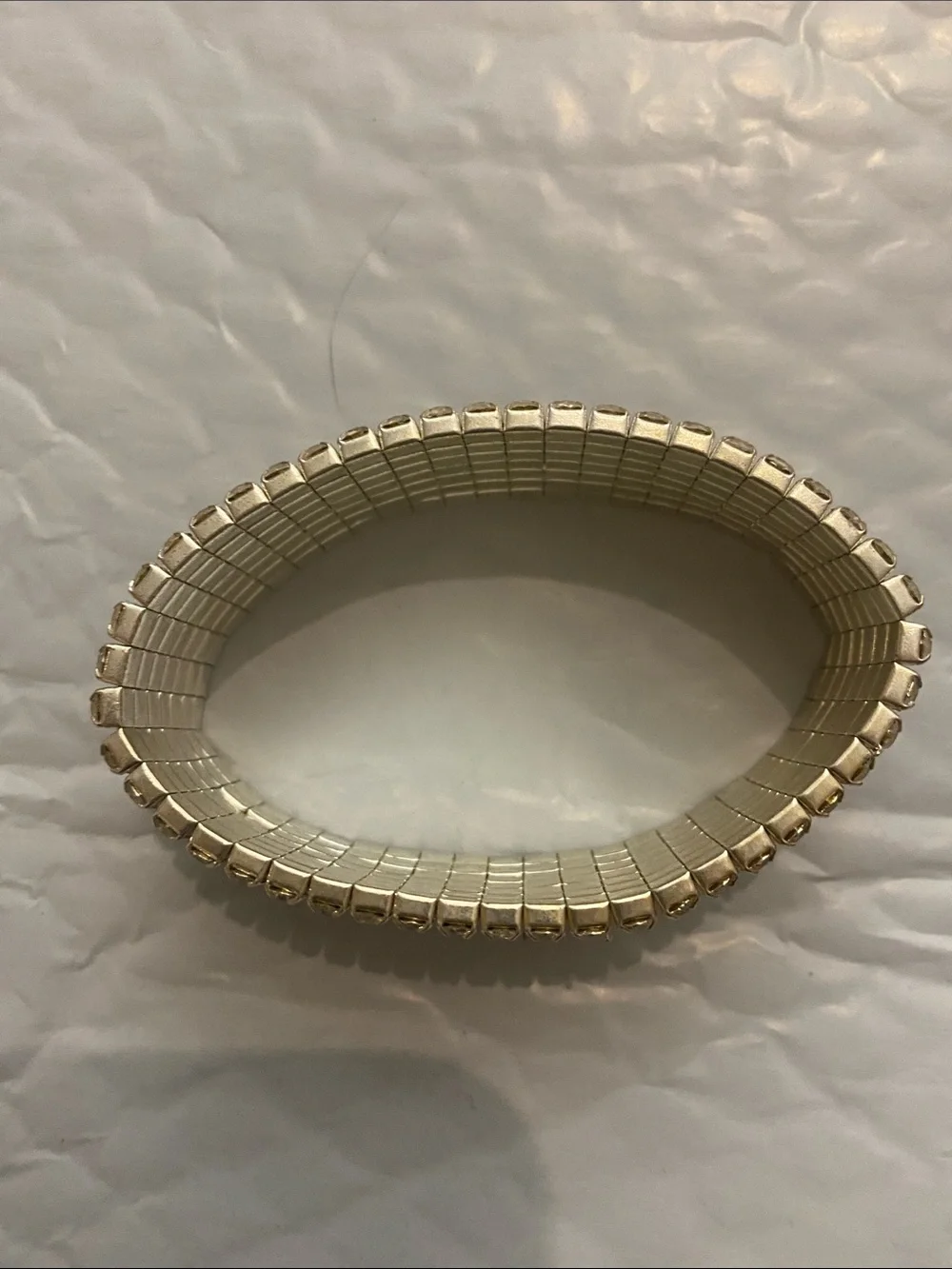 Gold Stretch Tile Bracelet - Women Accessories